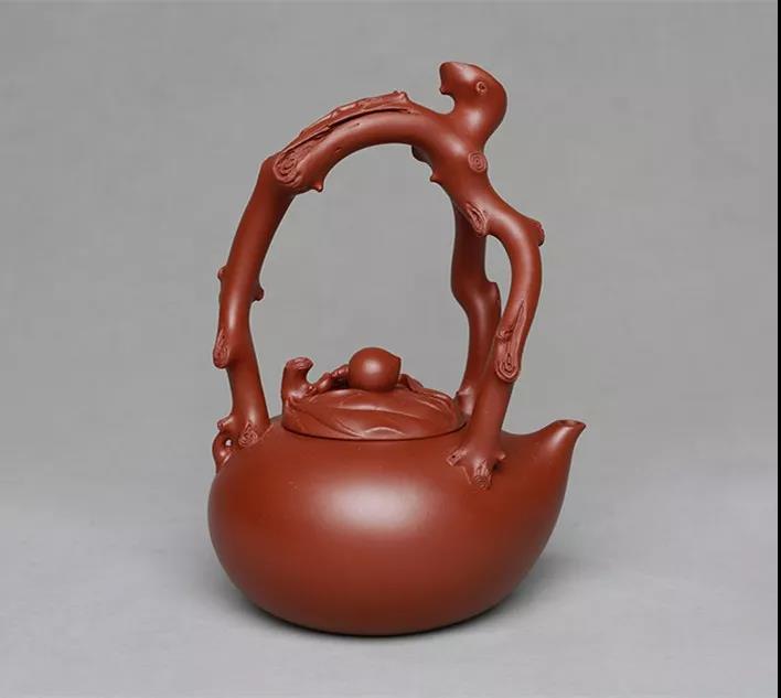 10種最美花器提梁壺，精美別致雕花紫砂壺!