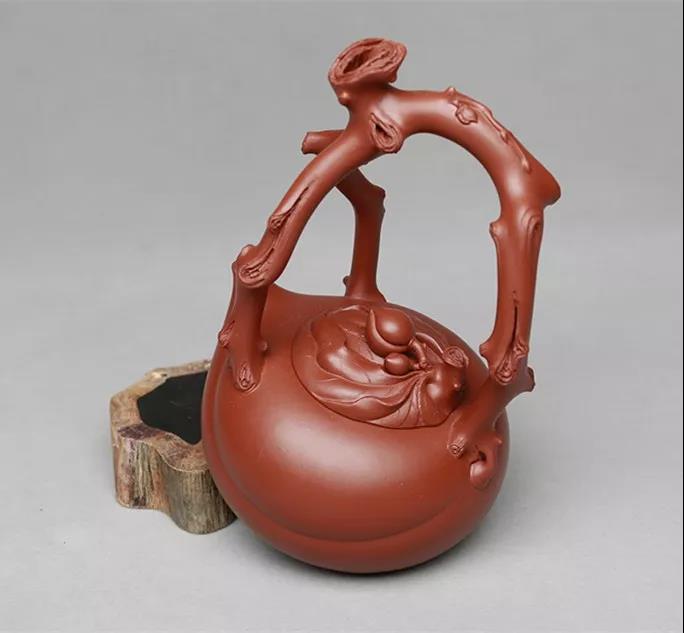 10種最美花器提梁壺，精美別致雕花紫砂壺!