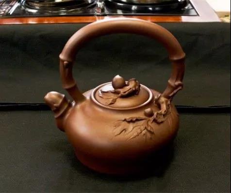 10種最美花器提梁壺，精美別致雕花紫砂壺!