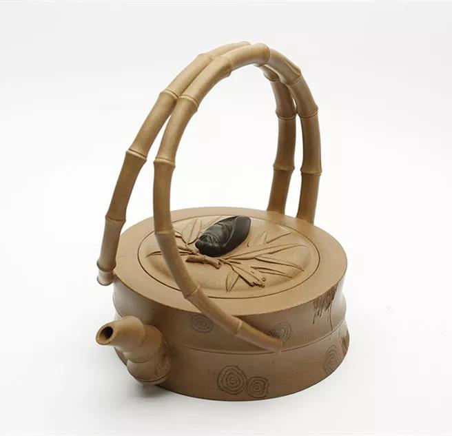 10種最美花器提梁壺，精美別致雕花紫砂壺!