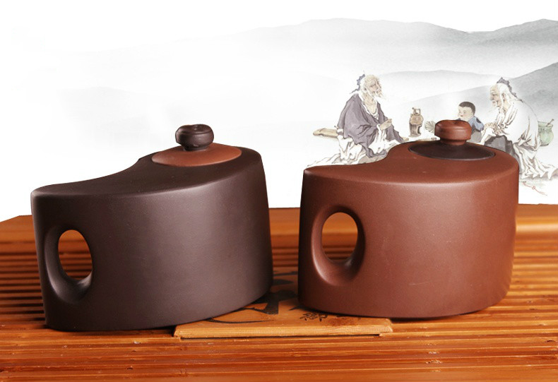 太極陰陽紫砂壺，創(chuàng)意格紫砂壺